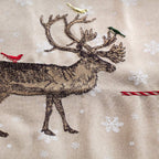 Σετ Τραπεζομάντηλο με 8 Πετσέτες Φαγητού Xmas Luxury Home Sun 160X220 Beige